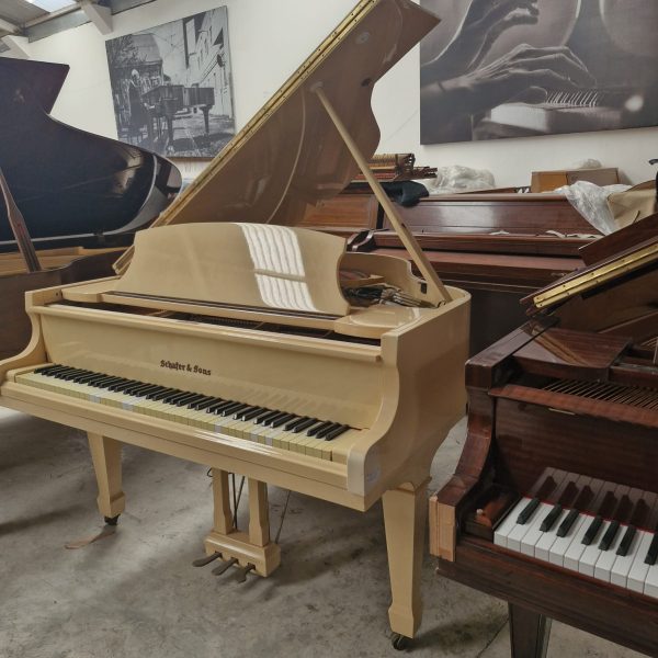 Piano Schafer Sons S-53 - detalle del teclado