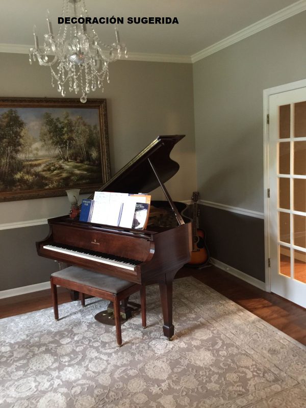 Piano Wegman Cuarto Cola - detalle del teclado