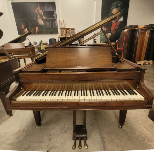 Piano Chickering 1 - detalle del teclado