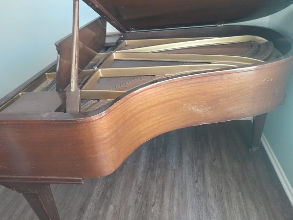 Piano Chickering 1 - vista lateral