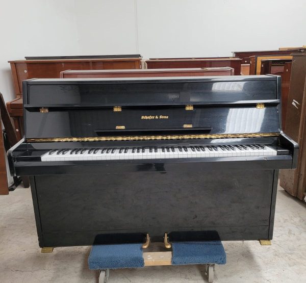 Piano Schafer Sons Sv-40 - detalle del teclado