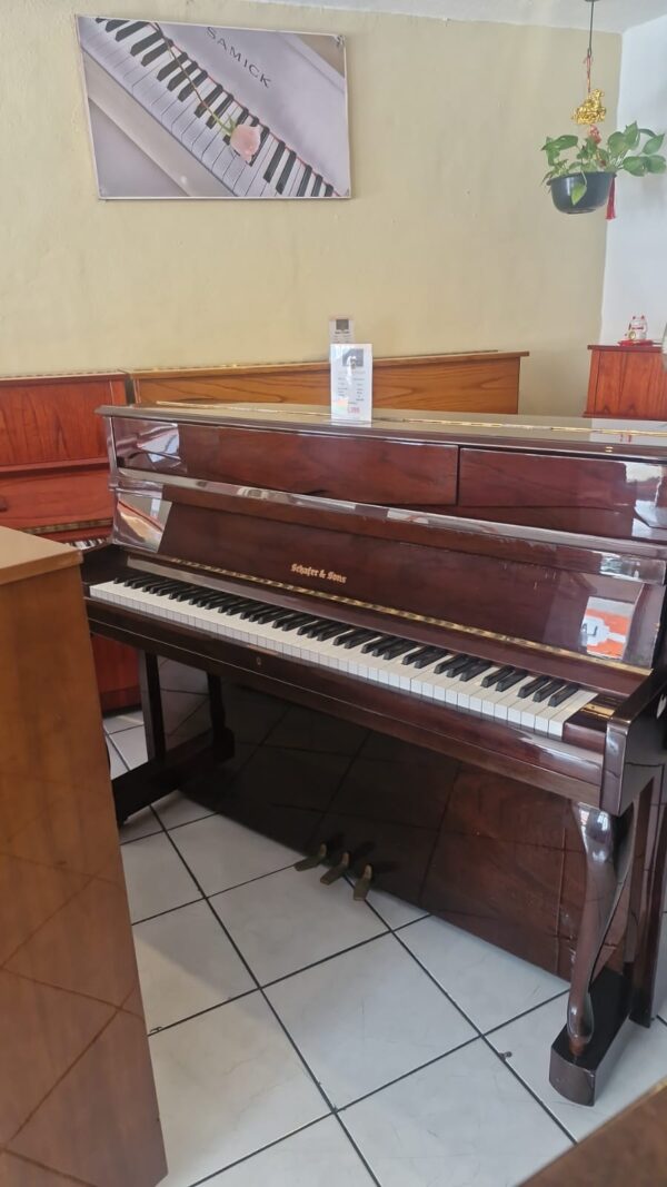 #304929 Piano Vertical SCHAFER & SONS SM-3, pata francesa. - Imagen 8
