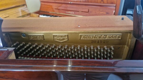 #304929 Piano Vertical SCHAFER & SONS SM-3, pata francesa. - Imagen 9