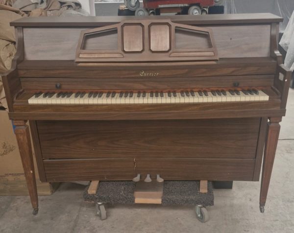 Piano Currier - detalle del teclado
