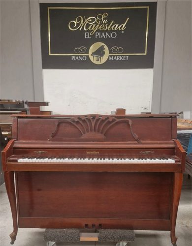 Piano Wurlitzer - detalle del teclado