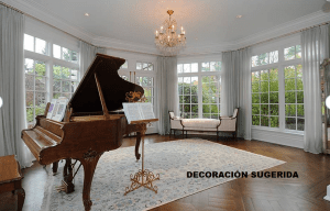 Piano Kranich Bach - vista lateral