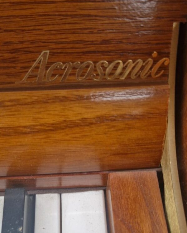 Piano Baldwin Acrosonic - mecanica interior