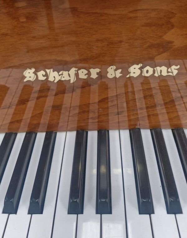 Piano Schafer Sons De Cola - vista lateral