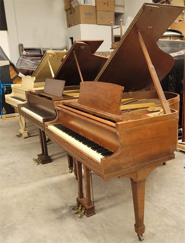 Piano Shomer - detalle del teclado