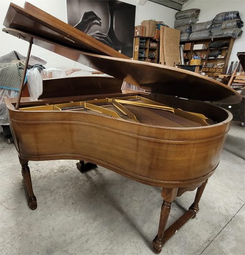 Piano Harrington - detalle del teclado