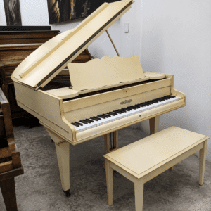 Piano De Cola Vintage - detalle del teclado