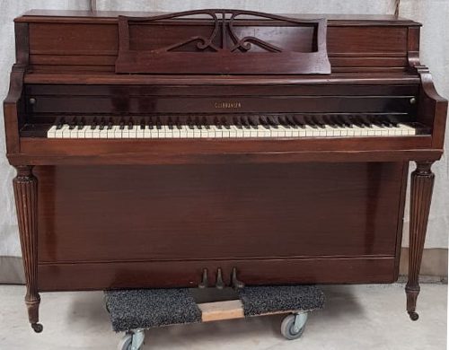 Piano Gulbransen Consola - vista interior