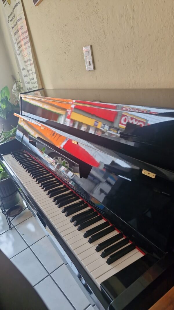 Piano Samick Su-105 - detalle del teclado