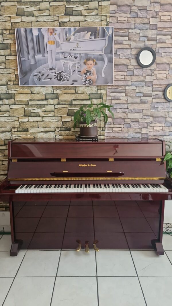 Piano Schafer Sons Vs-41 - vista lateral